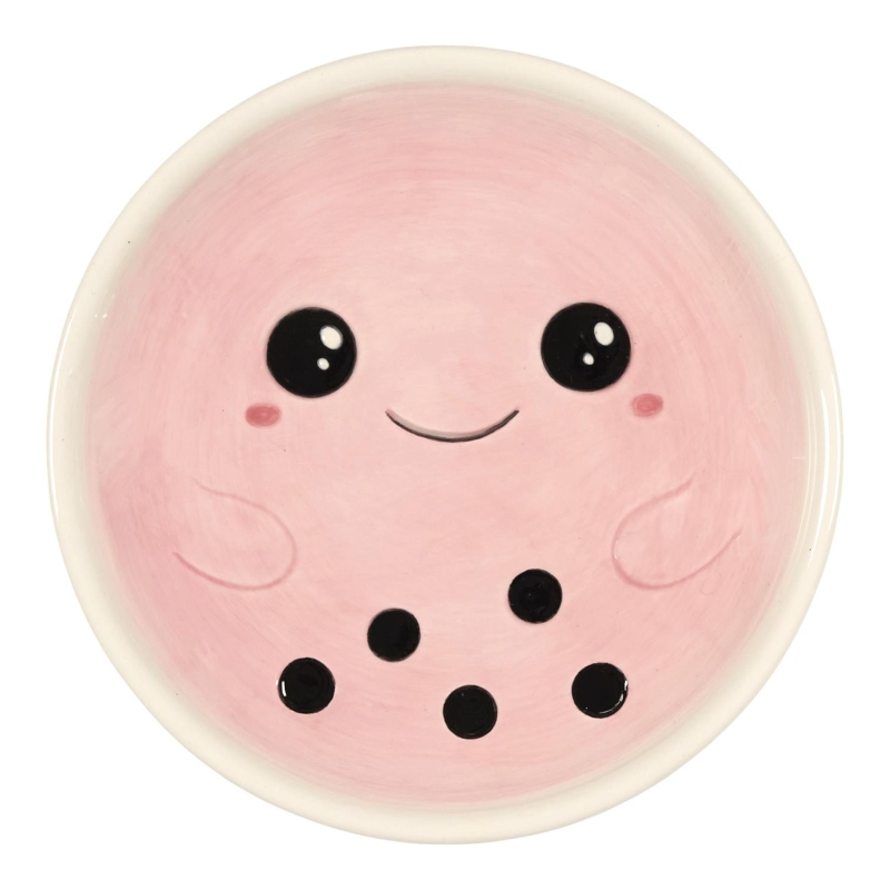 ASSIETTE RELIEF KAWAII 17,4X14,8CM MACARON