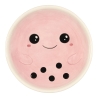 ASSIETTE RELIEF KAWAII 17,4X14,8CM MACARON