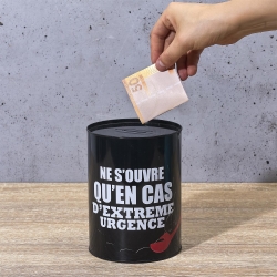 TIRELIRE XXL NE S'OUVRE QU'EN CAS D'URGENCE EXTREME