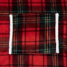Plaid sweat imprimé tartan rouge
