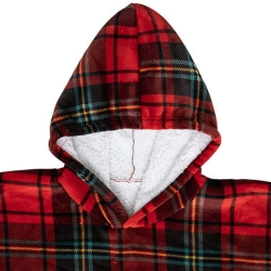 Plaid sweat imprimé tartan rouge