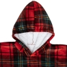 Plaid sweat imprimé tartan rouge