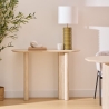 Console Anaya effet travertin