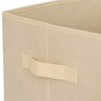 Boîte rangement velours chien 29 x 29 cm pliable cube pas cher