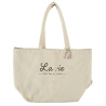 TOTE BAG GAZE DE COTON 58X20X38CM LA VIE