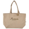 TOTE BAG GAZE DE COTON 58X20X38CM MAMAN