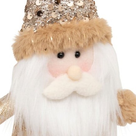 Père Noël à skis déco 30 cm