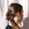 PINCES A CHEVEUX X3 MARRON