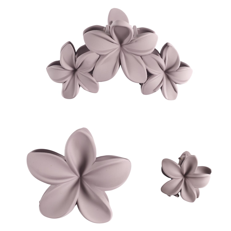 PINCES A CHEVEUX X3 ROSE
