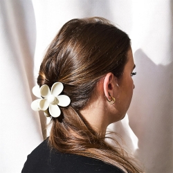 PINCES A CHEVEUX X3 BLANC