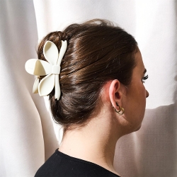 PINCES A CHEVEUX X3 BLANC