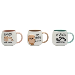MUG RELIEF KAWAII 40CL