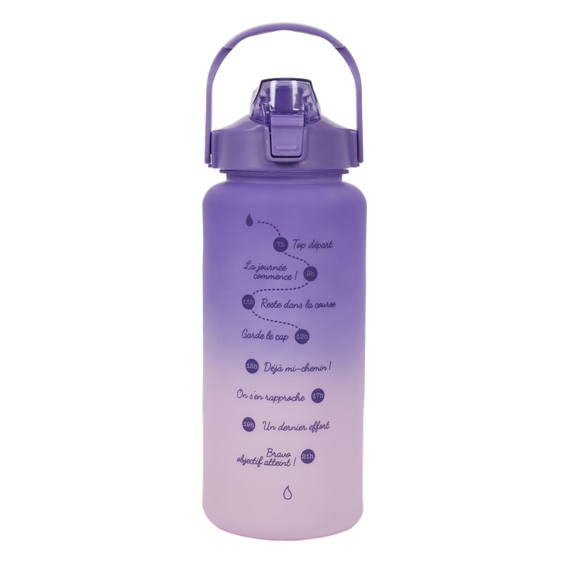 BOUTEILLE MOTIVATION 2L VIOLET