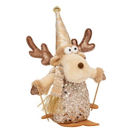 Renne à skis déco 30 cm