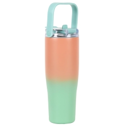 MUG DE TRANSPORT NEW YORK TIE AND DYE 90CL ORANGE