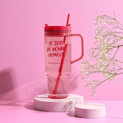 MUG MIAMI BEACH 1,3L CO JE SUIS DE BONNE HUMEUR GIRL POWER