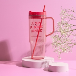 MUG MIAMI BEACH 1,3L CO JE SUIS DE BONNE HUMEUR GIRL POWER