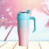 MUG DE TRANSPORT MIAMI TIE AND DYE 1,2L BLEU