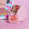 BOUGIE PARFUMEE LUMINEUSE NEON JE SAIS JE SUIS BRILLANTE GIRL POWER