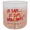 BOUGIE PARFUMEE LUMINEUSE NEON JE SAIS JE SUIS BRILLANTE GIRL POWER