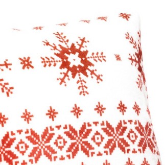 Coussin décor Noël scandinave