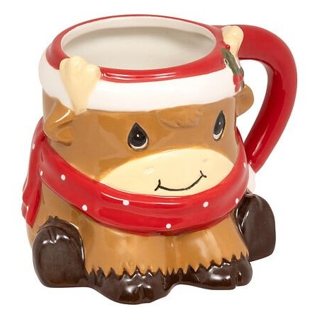 Mug forme renne de Noël 35 cl