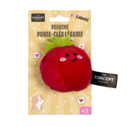PELUCHE PORTE CLE LEGUMES KAWAII TOMATE