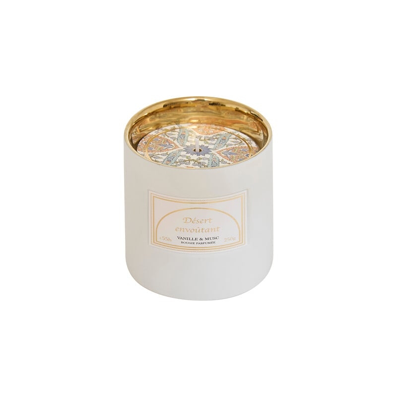 Bougie parfumée Lucia 250 g pot céramique vanille