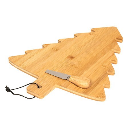 Set plateau fromage bambou sapin