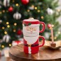 Set de 2 mugs empilables Père Noël