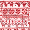 Plaid sweat adulte décor Noël scandinave