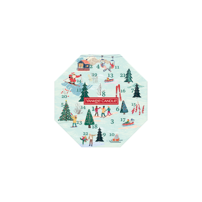 Calendrier de l'Avent couronne Yankee Candle
