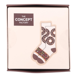 CHAUSSETTE DELISOCKS DESSERT DONUTS MARRON