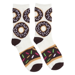 CHAUSSETTE DELISOCKS DESSERT DONUTS MARRON