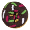 CHAUSSETTE DELISOCKS DESSERT DONUTS MARRON