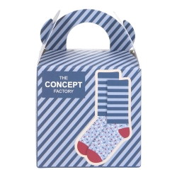 CHAUSSETTE DELISOCKS DESSERT CUPCAKE BLEU