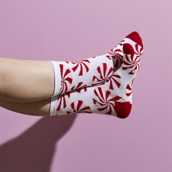 CHAUSSETTES X2 DELISOCKS BONBON SPIRALE