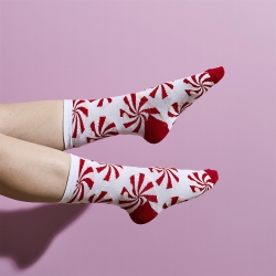 CHAUSSETTES X2 DELISOCKS BONBON SPIRALE