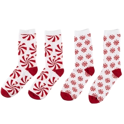 CHAUSSETTES X2 DELISOCKS BONBON SPIRALE