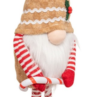 Gnome pain d'épice debout 50 cm