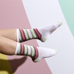 CHAUSSETTES X2 DELISOCKS BONBON GUIMAUVE