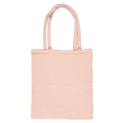 TOTE BAG GAZE DE COTON JE M'EN FOUS GIRL POWER 36.5X42CM