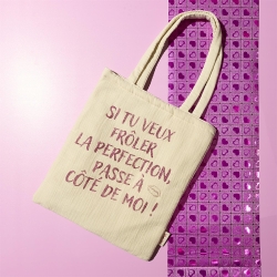 TOTE BAG GAZE DE COTON LA PERFECTION 36.5X42CM