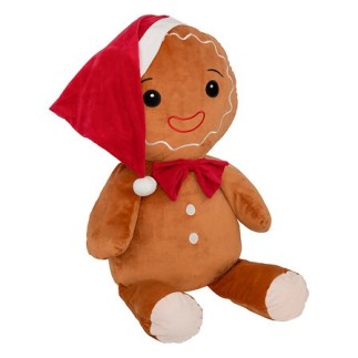 Peluche pain d'épice 1m marron