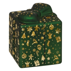Décoration intérieure cadeau lumineux 7 LED haut 10 cm verre assorti