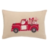 Coussin décor voiture du Père Noël 39 x 59 cm