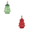 Chope sapin haut 13,5 cm verre assorti
