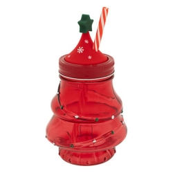 Chope sapin haut 13,5 cm verre assorti