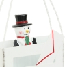 Boîte aux lettres forme sac cadeau haut 14 cm métal assorti
