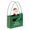Boîte aux lettres forme sac cadeau haut 14 cm métal assorti